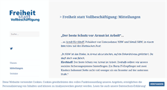 Desktop Screenshot of blog.freiheitstattvollbeschaeftigung.de