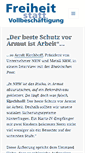 Mobile Screenshot of blog.freiheitstattvollbeschaeftigung.de