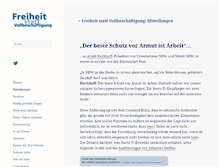 Tablet Screenshot of blog.freiheitstattvollbeschaeftigung.de